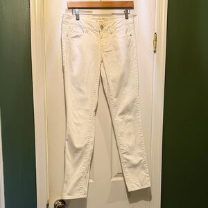 American Eagle Outfitters Women's White Skinny Jeans